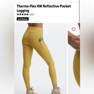 Fabletic ladies therma flex HW reflective pocket legging!